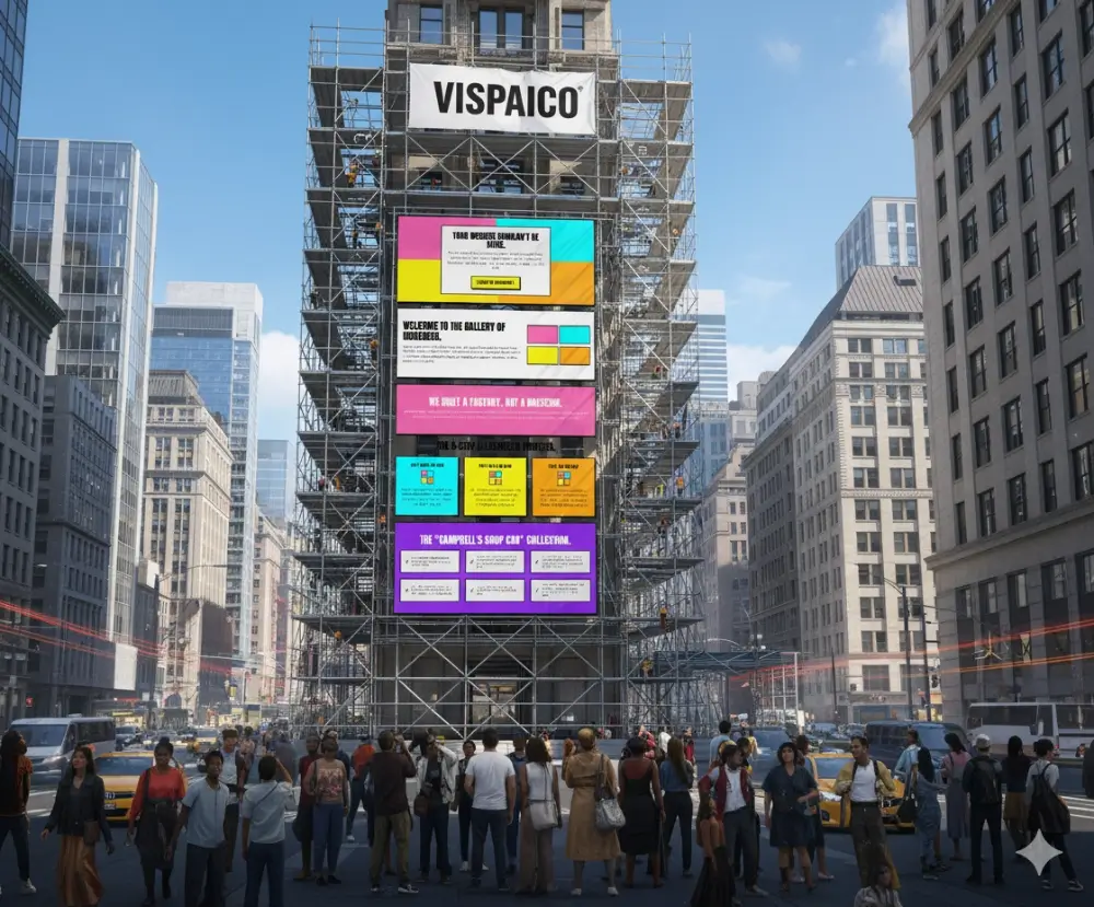 Vispaico team collaborating on a 72-hour website sprint